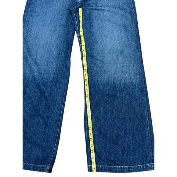 We The Free People The Pacifica High Rise Slim Straight Leg Jeans Women Size 31 - Picture 11 of 14